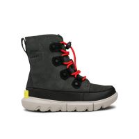 Cizme de zăpadă Sorel Youth Sorel Explorer Lace Wp NY4897-093 Negru