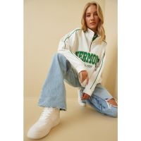 Bluza sport lejera cu imprimeu text