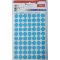 Etichete Autoadezive Color, D13 Mm, 350 Buc/set, Tanex - Albastru