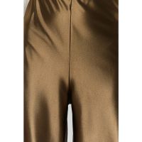 Pantaloni din satin cu croiala ampla