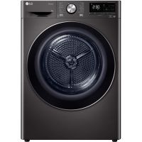Uscator de rufe LG RH90V9JV2N, 9 kg, Pompa de caldura, Dual Inverter, Autocuratare, Clasa A+++, Gri inchis