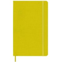 Carnet - Moleskine Classic - Large, Silk Hard Cover, Ruled - Hay Yellow | Moleskine