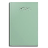 Agenda Datata Ro A5 352 Pagini, Coperta Buretata, Culoare Verde Pastel, 2020