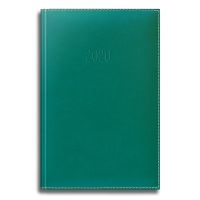 Agenda Datata Ro A5, 352 Pagini, Coperta Din Piele Sintetica, Deluxe, Culoare Verde, 2020