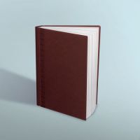 Agenda Nedatata A5, 224 Pagini, Coperta Buretata, Personalizabila, Culoare Bordo