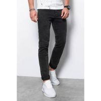 Blugi skinny cu aspect decolorat