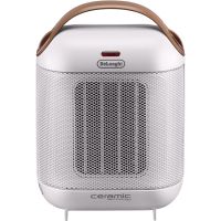 Aeroterma ceramica De’Longhi HFX30C18.IW, 1800 W, 2 trepte de putere, Termostat reglabil, Treapta aer rece, Protectie supraincalzire, Alb