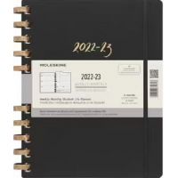 Agenda Moleskine 2022-2023 - 12M, Weekly Spiral Academic Planner, Extra Extra Large - Remake Midnight | Moleskine