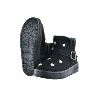 Ghete de piele intoarsa sintetica fara inchidere