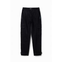 Blugi crop cu croiala conica