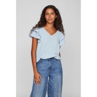 Bluza cu maneci cu volane