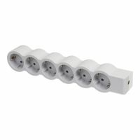 Bloc Multipriza Mobil Standard Revolution 6x2P+T alb-gri