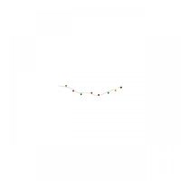 Instalatie luminoasa 10 led-uri, Clopotei metalici, Alb cald, lungime 1 m, IP20, baterie 2xAA