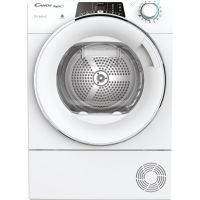 Uscator de rufe Slim Candy Rapido RO4H7A1TCEX-S, Pompa de caldura, 7 Kg, Wi-Fi, Clasa A+, Alb