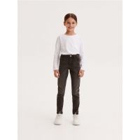 Blugi slim elastici - negru