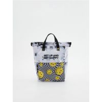 Rucsac pliabil multicolor - negru