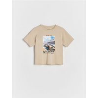 Tricou cu imprimeu - alb