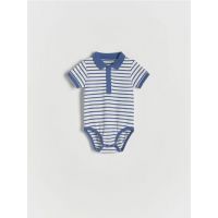 Body polo, din bumbac - bleumarin
