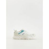 Pantofi sport din plasa - crem