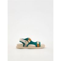 Sandale cu prindere cu scai - multicolor
