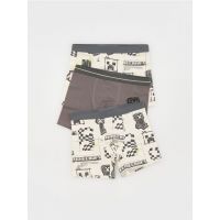 Set de 3 perechi de boxeri Minecraft, cu continut ridicat de bumbac - nude