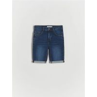 Pantaloni scurti din denim - bleumarin