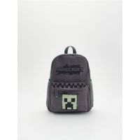 Rucsac Minecraft - gri-inchis