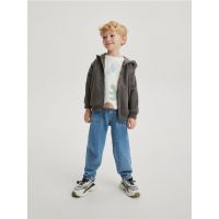 Pantaloni balloon din denim clasic - albastru