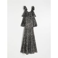Rochie maxi cu imprimeu floral - multicolor