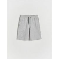 Pantaloni scurti cargo - gri deschis