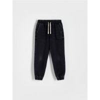 Blugi jogger elastici - negru