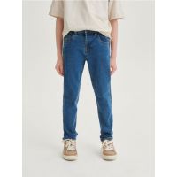 Blugi slim elastici - albastru