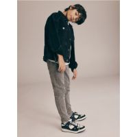 Blugi slim elastici - gri