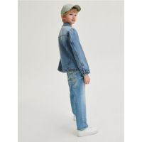 Blugi regular elastici - albastru