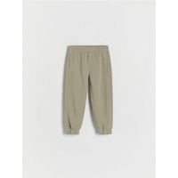 Pantaloni jogger din bumbac - verde-oliv deschis