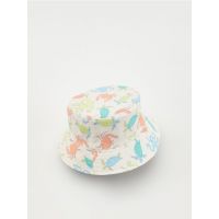 Palarie clos bucket hat - albastru-pal