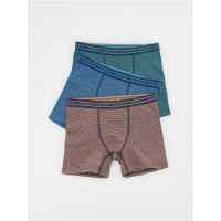 Set de 3 perechi de boxeri - bleumarin