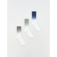 Set de 3 perechi de sosete - alb