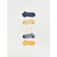 Set de 5 perechi de sosete - bleumarin