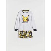 Pijama din doua piese Pokémon - negru