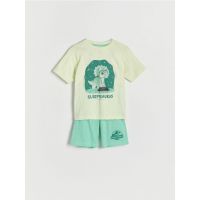 BOYS` PYJAMA - verde-deschis