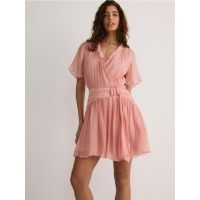 Rochie din amestec de lyocell - roz