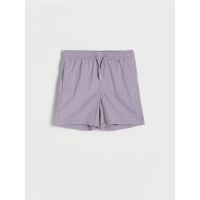 Pantaloni scurti de baie cu imprimeu - crimson