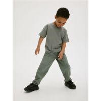 Pantaloni chino - albastru-verzui