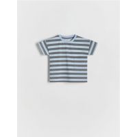 Tricou oversized in dungi - albastru-deschis