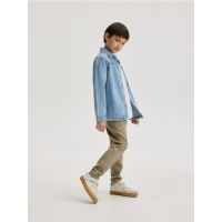 Pantaloni regular elastici - bej
