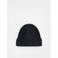 Caciula din tricot striat - negru