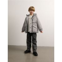 Geaca oversize - gri deschis