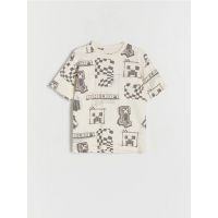 Tricou oversized Minecraft - nude
