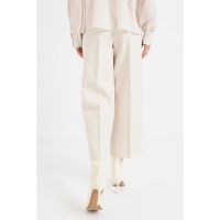 Pantaloni chino crop cu croiala ampla Barabba
